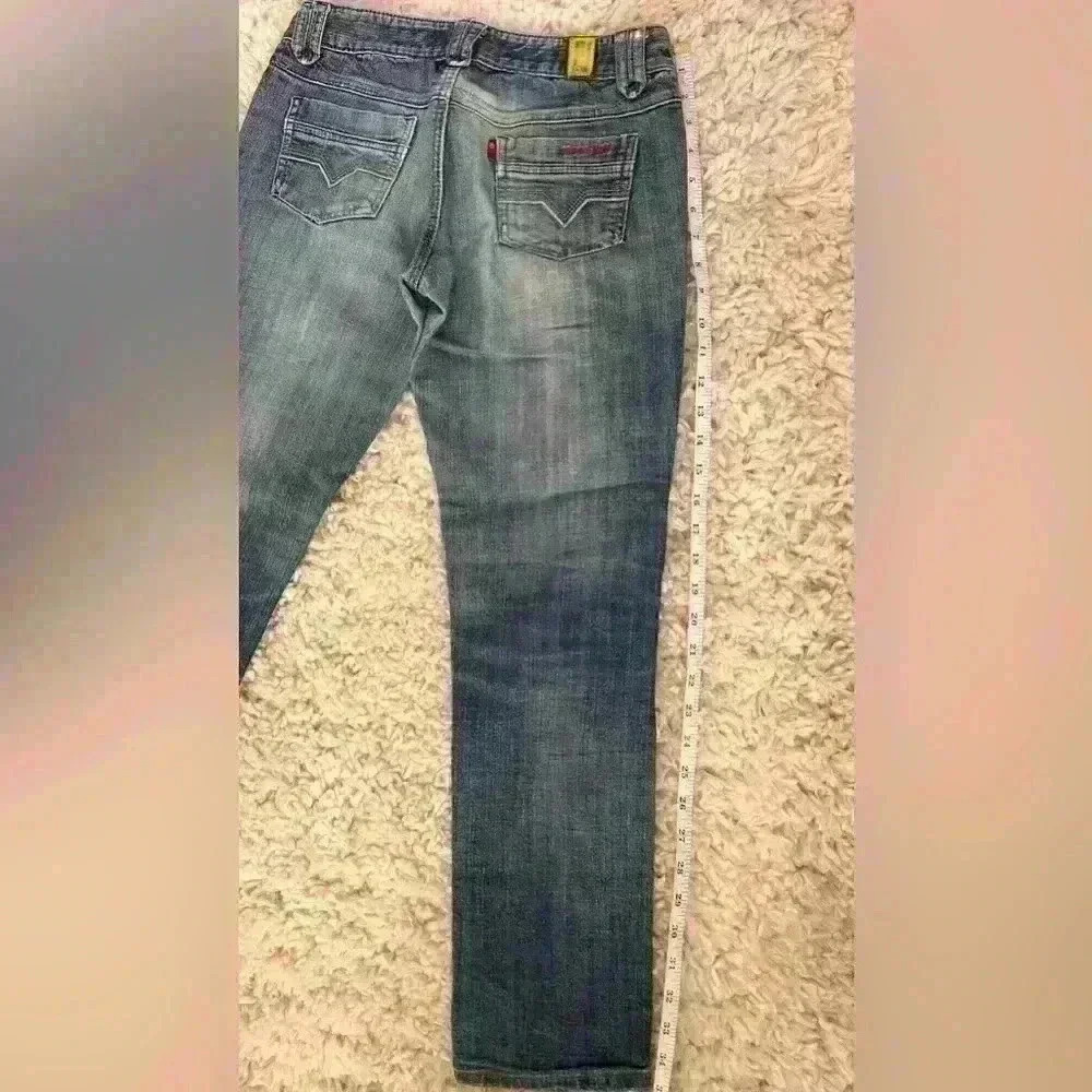 Yidoulizi Denim Jeans, vintage wash - Picture 10 of 11